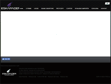 Tablet Screenshot of eskapader.eu